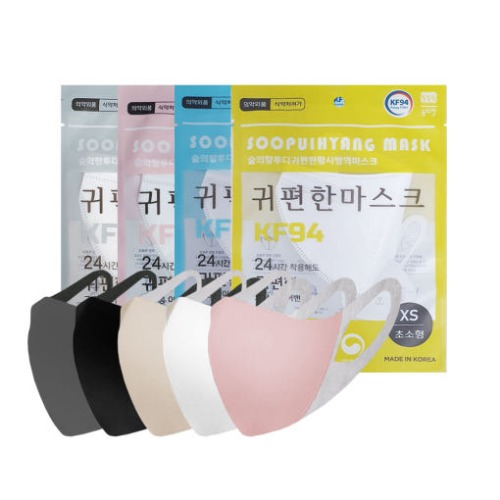 숲의향 KF94 귀편한 마스크 중형M 대형L 새부리형 1매